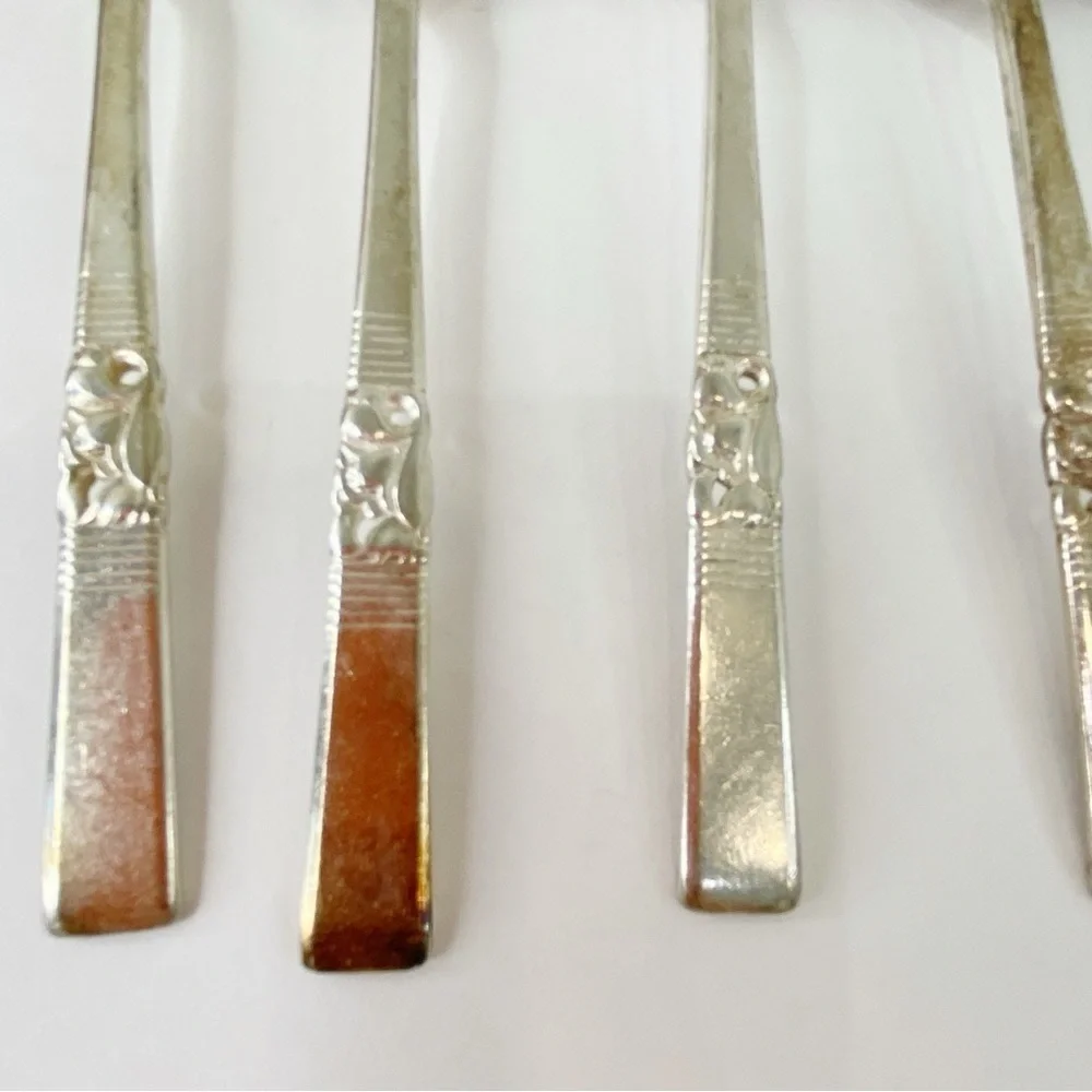 Oneida Community Silverplate 1948 Morning Star Spoons 6 TSP 7 TBSP 1 Spreader